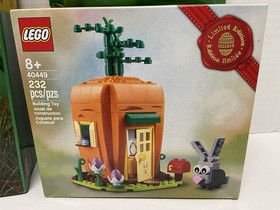 New Lego Easter Spring Builds 40449 Carrot House 40463 Bunny 40202 Chick 30579