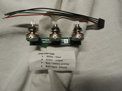 EMG B30-EQ 3 Band Electric Bass Equalizer - Preowned Exc.