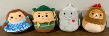 NWT Squishmallows The Wizard of Oz 85th Anniversary Plush Stuffed Toys Set Of 4
