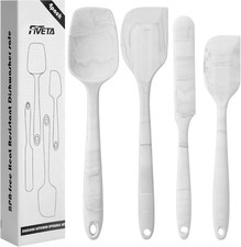 Food Grade Silicone Rubber Spatula Set Baking,Cooking High Heat Resistant