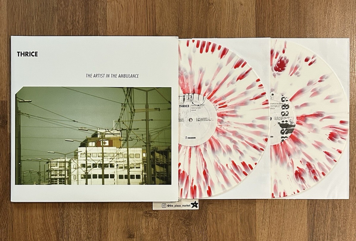Artist in the Ambulance White RED Splatter by Thrice (Record, 2019