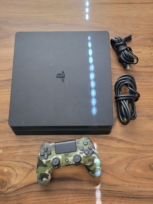 Sony PlayStation 4 Slim 500GB PS4 System W/ Controller & Plugs Low Firmware 