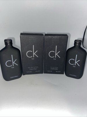 (2)CK BE BY CALVIN KLEIN EAU DE TOILETTE  1.6 FL OZ EA NEW !! NEW!!