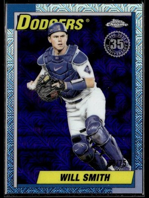 2025 Topps Update #U90C-31 Will Smith 1990 35th Chrome Purple Refractor #/75