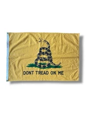Vintage Defiance Dont Tread on Me Bunting Flag Cotton Annin & Co.