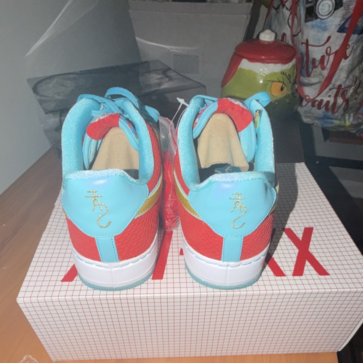 Nike Air Force 1 LW SU I/O YOTD NRG Dragon Blue Red Gold 
