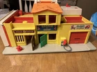 Vintage 1973 Fisher Price Little People - Complete Village  - Some Accessories