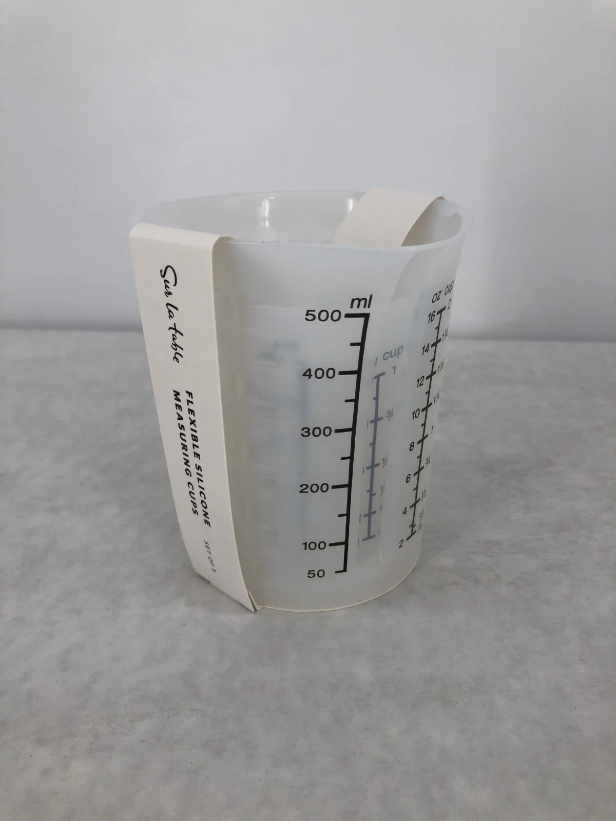 Sur La Table Silicone Measuring Cups, Set of 3 - New