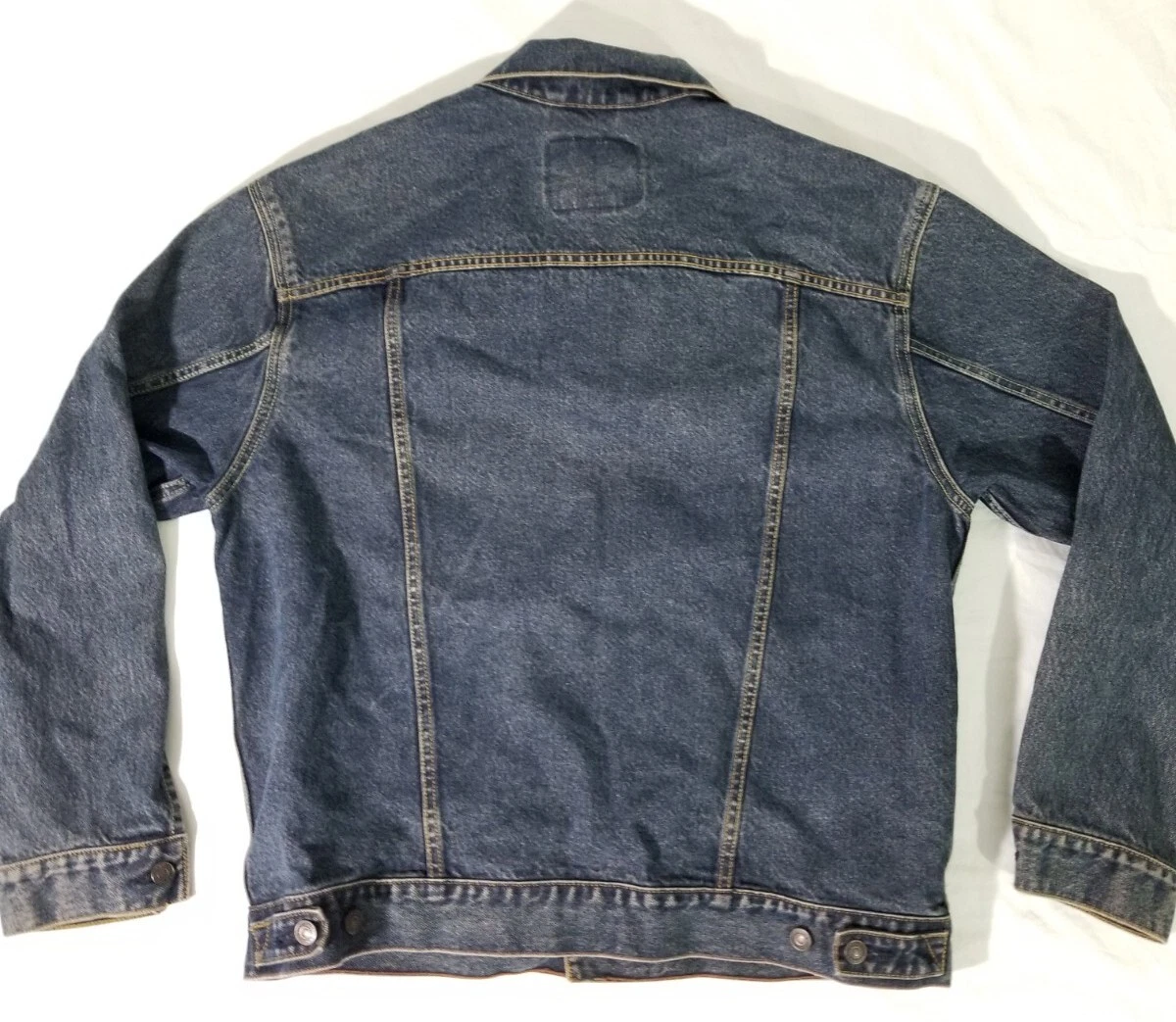 levi-strauss trucker denim button jacket
