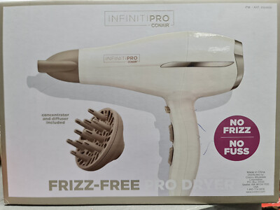 Conair Infiniti Pro Frizz Free White Hair Dryer Concentrator