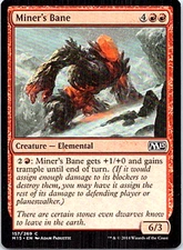 Miner's Bane Magic The Gathering 2015 Light Play