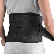 Back Brace for Lower Back Pain Relief, Lumbar Support Belt with 7 Stays