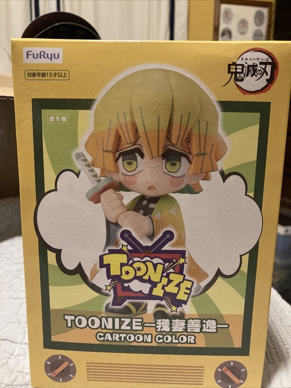 Furyu Demon Slayer Kimetsu No Yaiba Toonize Cartoon Color Zenitsu Agatsuma
