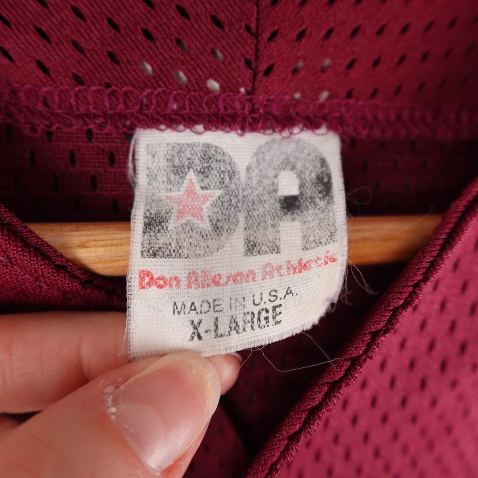 复古 Eglin 空军基地棒球服男式特大号红色无袖* — 第 2/4 张图片