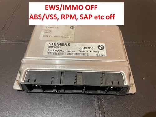Bmw ms43 immo off