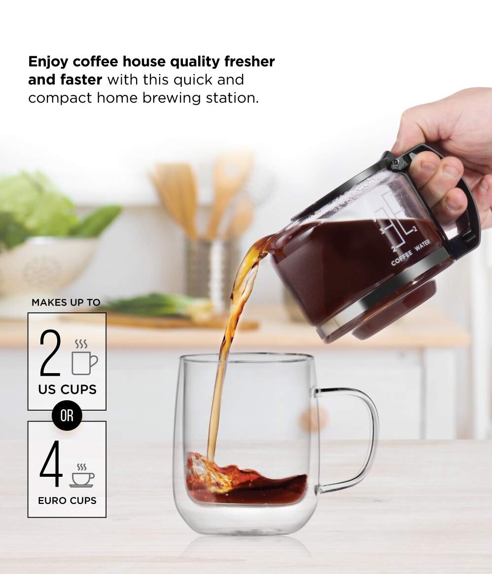 Chefman Rj14-4-GB 4-Cup Coffee Maker 