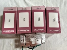 5 Lutron Ariadni 4 AY-10P-WH 1-AY-103P 3-WAY PRESET Dimmer Switch,