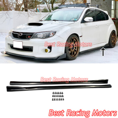 For 2008-2014 Subaru STI / 2011-2014 Subaru WRX CS Style Side Skirts (Urethane)