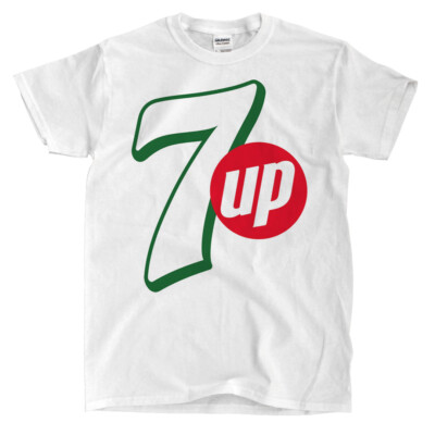 7 UP VINTAGE LOGO - White T-Shirt | eBay