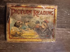 1890s Picture Reading Game . Little Ones Card Game