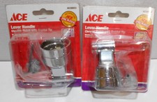 Chrome With Crystal Tip Lavatory Kitchen Faucet Lever Handle Set 4036653