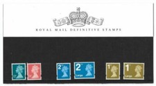 2006 De la Rue Machins 12p, 14p 1st & 2nd & Large NVI's Presentation Pack no 74