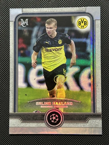 Erling Haaland 2019 Topps Museum Collection RC Rookie #12 Dortmund Man City