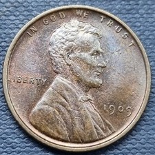 1909 Wheat Cent Lincoln Penny 1c High Grade BU 74336