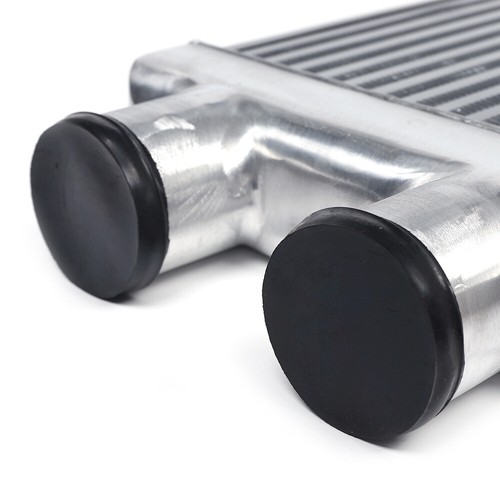 Intercooler turbo de aluminio montaje frontal mismo lateral de E/S de 3"" tipo placa 31"x13"x3" - Imagen 5 de 8