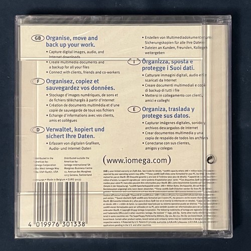 iomega ZIP 100MB data cartridge, sealed (PC formatted) - Afbeelding 2 van 3