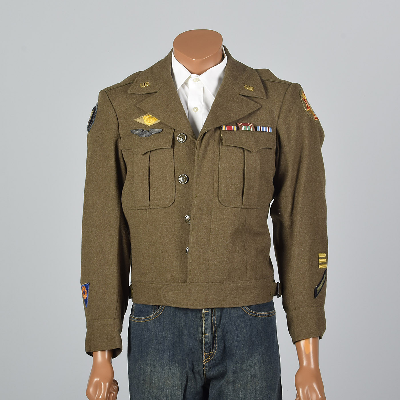 Medium 1944 Military Ike Jacket with 