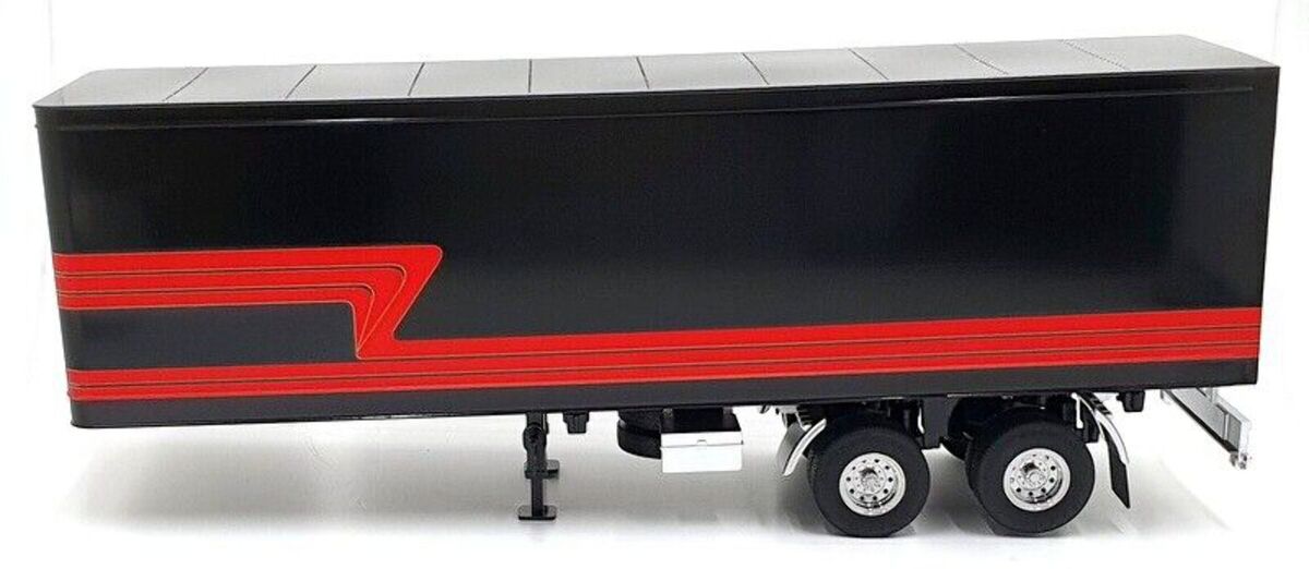 Road Kings Semi Trailer Truck Black w/ Red Stripes 1:18 Road Kings Semi Trailer Truck Black w/ Red Stripes 1:18