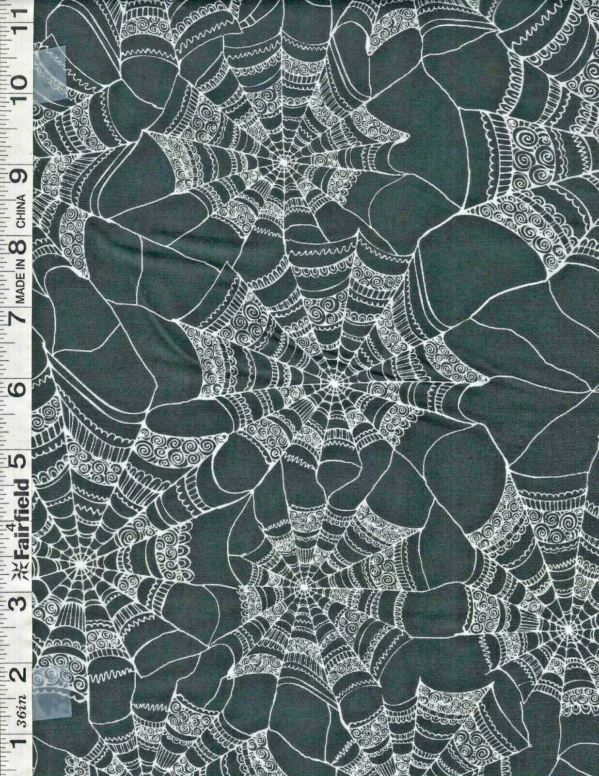 Halloween Patterned Spider Webs by Spring Creative bty