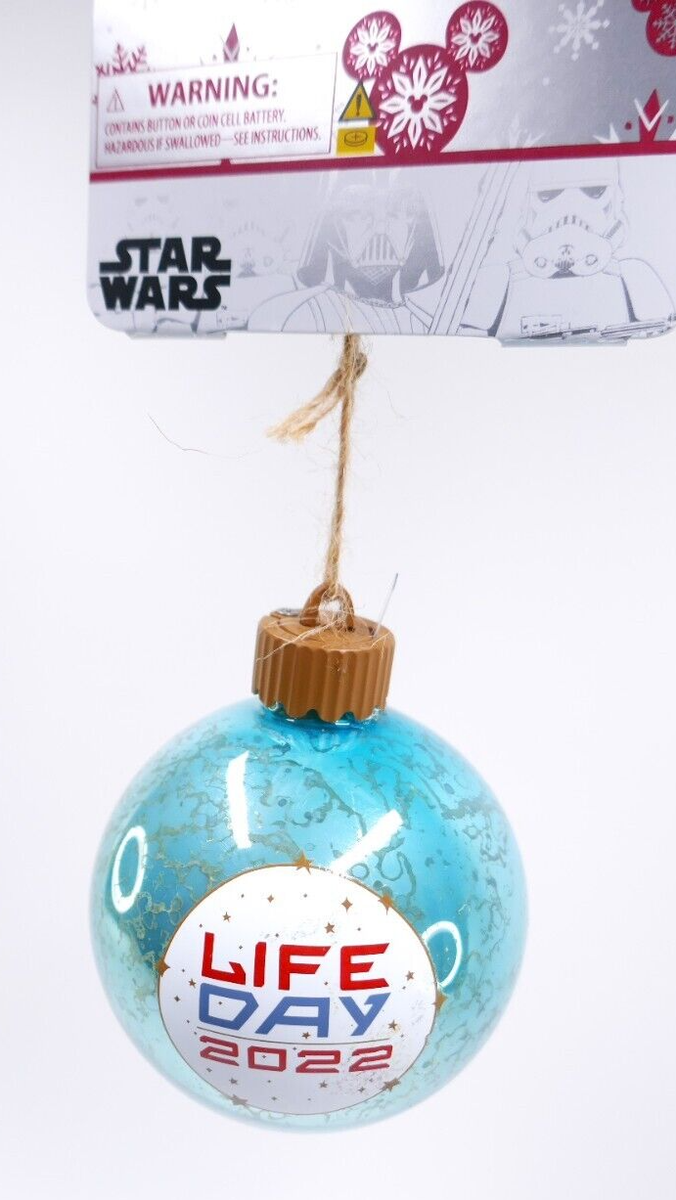 Disney Parks Sketchbook Star Wars Life Day 2022 Light Up Orb