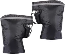 1 Pair Universal Motorcycle Handlebar Muffs Winter Compatible Snowmobile Hand Mu