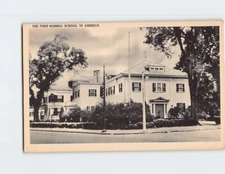 Postcard First Normal School in America Lexington Massachusetts USA