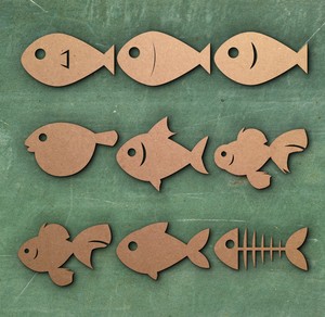 large mdf animal shapes