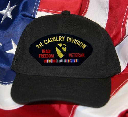 1ST CALVARY DIVISION HAT PATCH CAP IRAQI FREEDOM OIF PIN UP US ARMY VETERAN GIFT - Picture 6 of 27