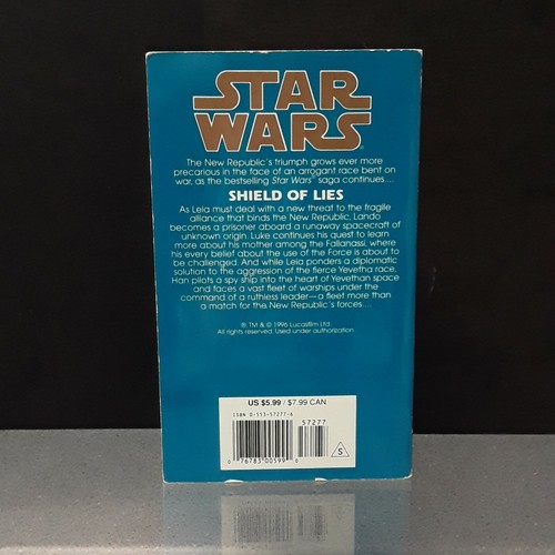 The Black Fleet Crisis II: Shield of Lies 1996 Star Wars Michael Kube-McDowell - Picture 2 of 4