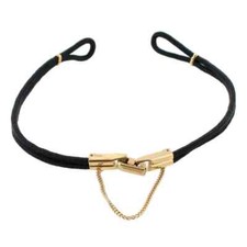 Watch Band Black Cord Mesh Stainless Steel Clasp - Antique Vintage Watches