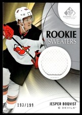 2019-20 SP GAME USED ROOKIE SWEATERS Jesper Boqvist /199 New Jersey Devils