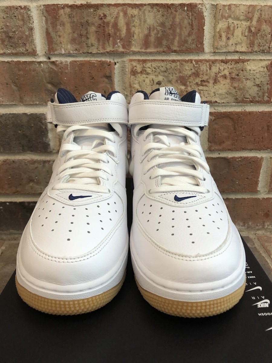ミルクティー JA1 New 14 Nike Air Force 1 Mid NYC QS Jewel Swoosh Basketball