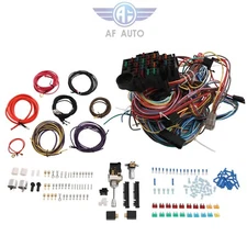 22 Circuit Wiring Harness Street Hot Rat Rod Custom Wire Kit XL WIRES Universal