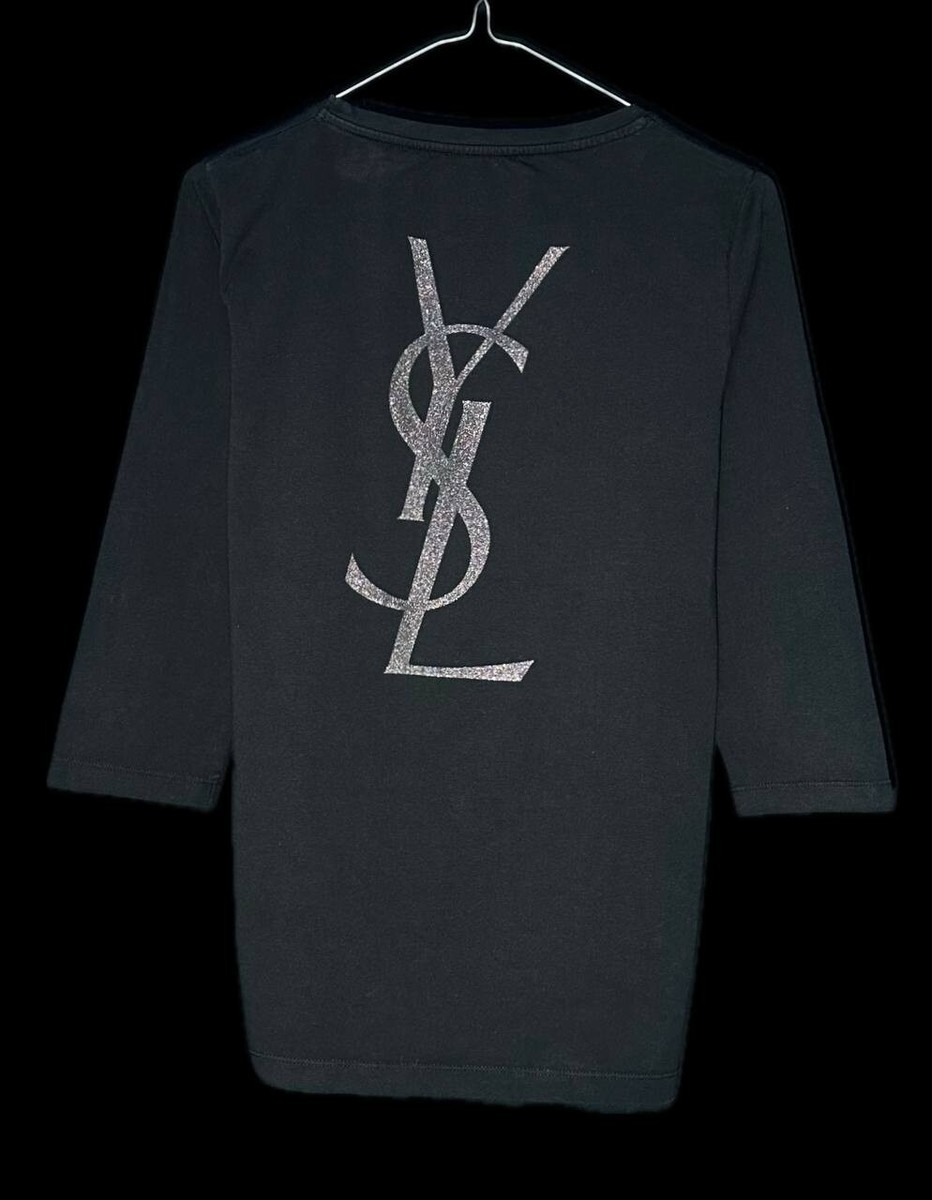 Yves Saint Laurent Long Sleeve Big Logo Pullover Uniform Yves Saint Laurent Long Sleeve Big Logo Pullover Uniform