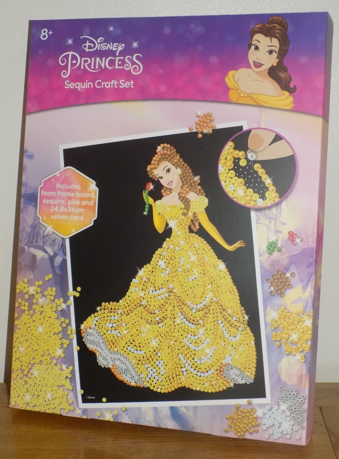 Disney Princess Belle Sequin Craft Set - BRAND NEW