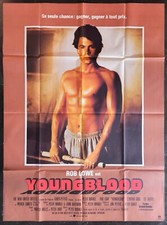 YOUNGBLOOD Rob Lowe Patrick Swayze hockey ORIGINAL french LARGE movie poster