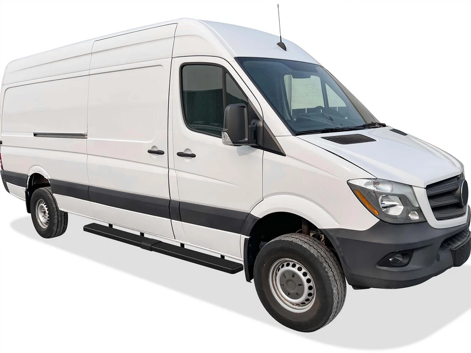 Tablas de correr APS 5 pulgadas negro mate ajuste 10-25 Dodge Mercedes-Benz Sprinter Foto 2 de 4