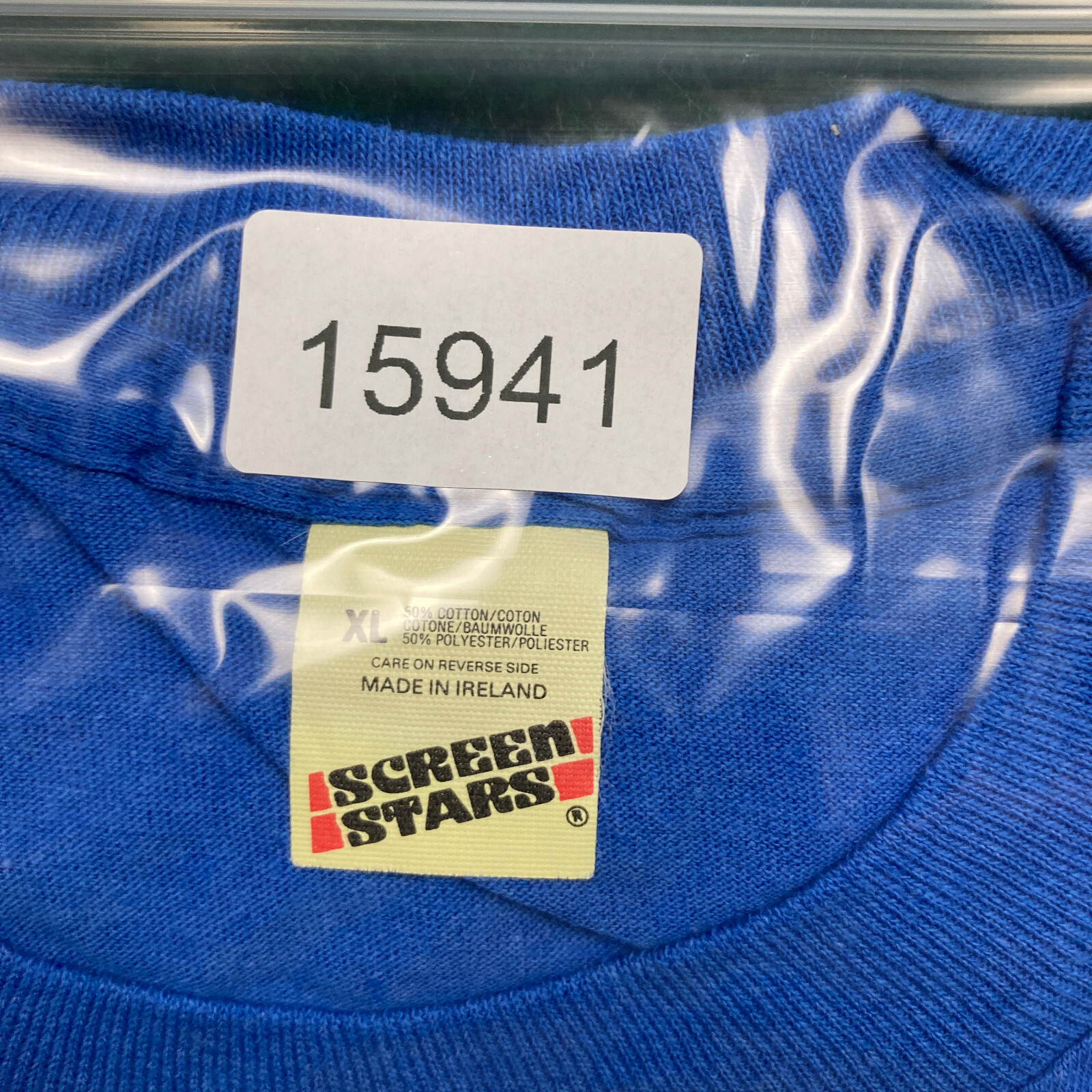 Vintage The Buddy Holly Story Shirt Mens XL Blue Victoria Palace Theatre 80s USA thumbnail 8