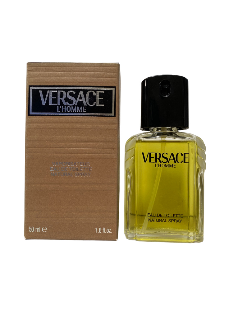 VERSACE L'HOMME by VERSACE 1.6 oz / 50 ml Eau de Toilette Spray Box *Vintage *