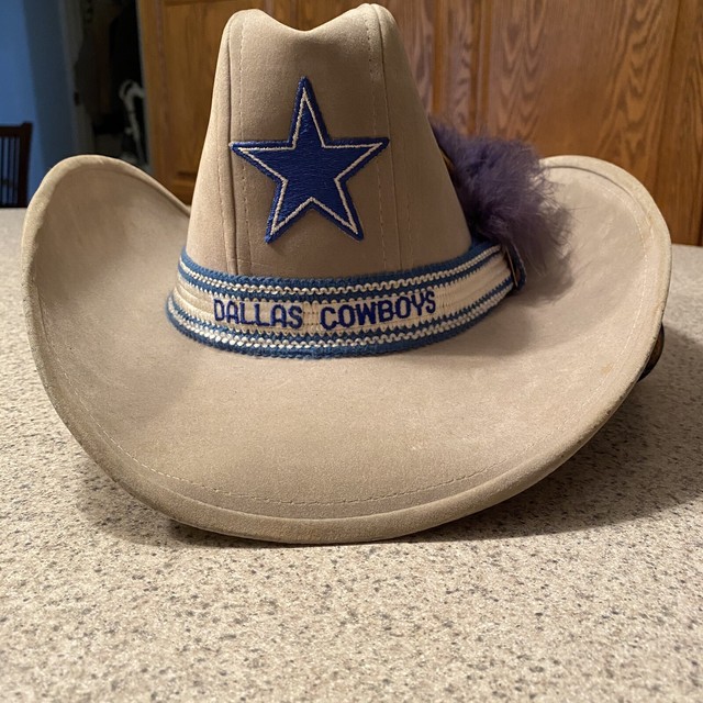 Vintage Dallas Cowboys Suede Cowboy Hat ADJ Size Small Made In The USA eBay